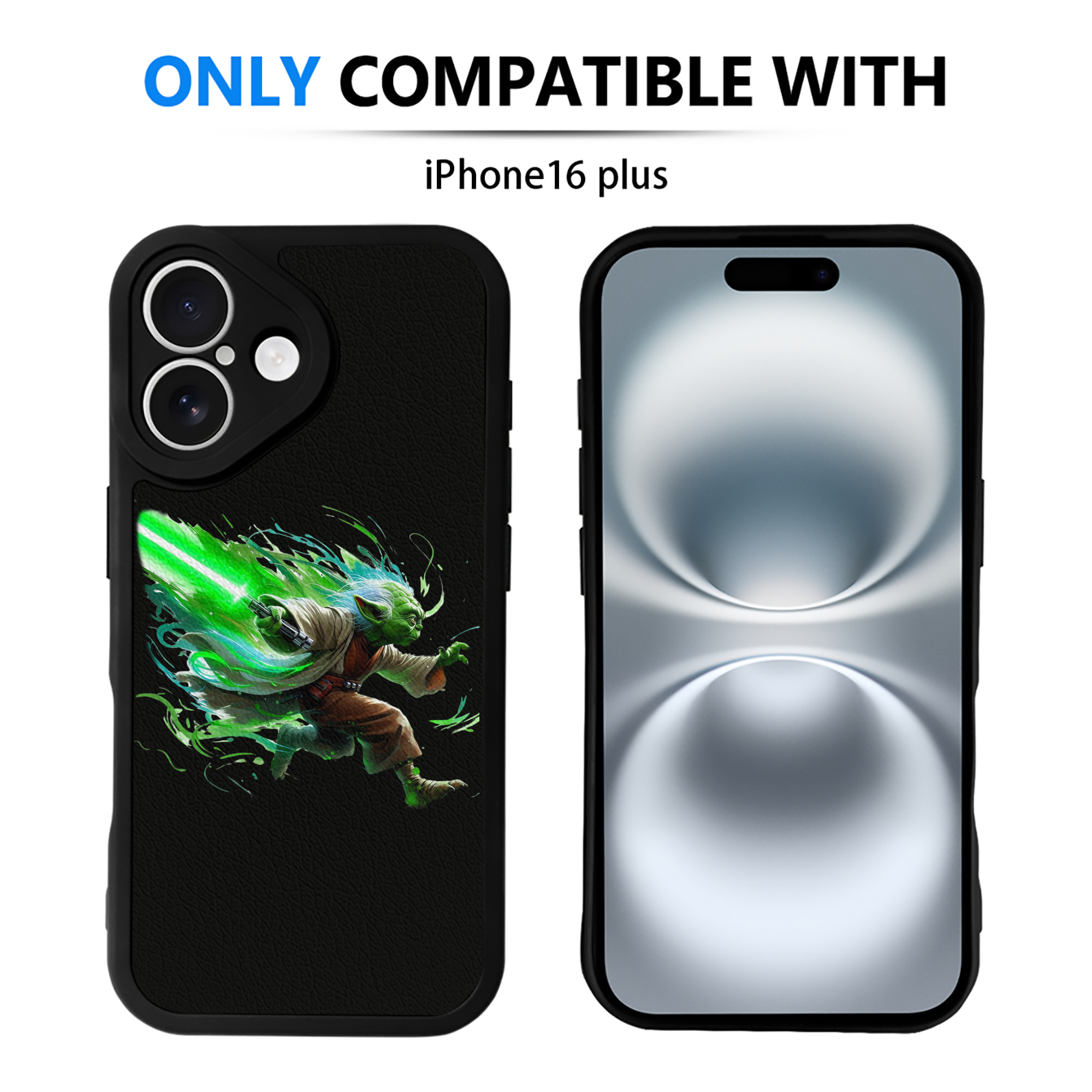 （画像用） スター・ウォーズ Star Wars 【iPhone 16シリーズ対応】シリコンスマホケース（レザー調） 材質：シリコン
